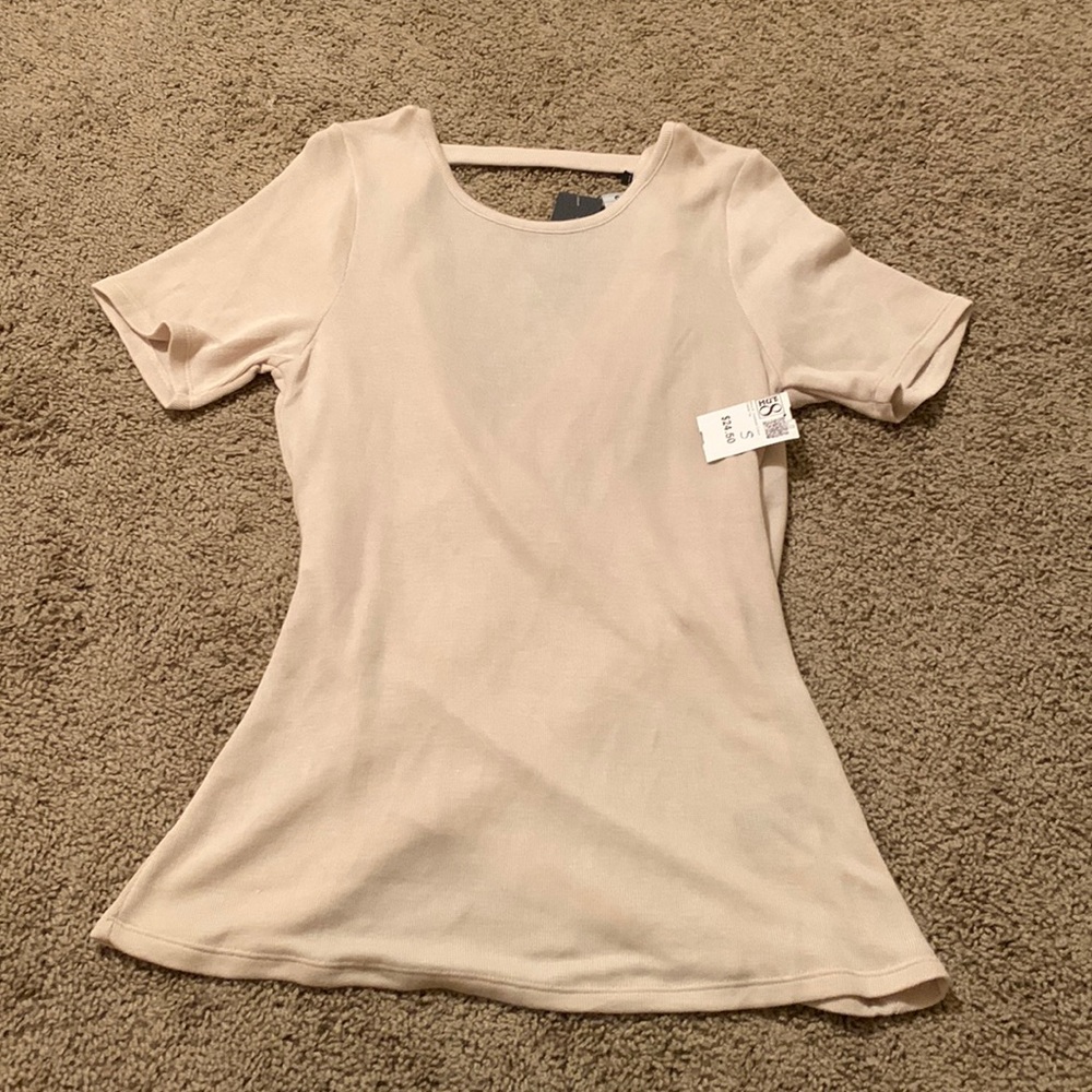 Open back work out top